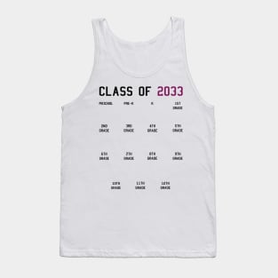 Class of 2033 Grow With Me Tank Top